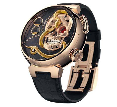 louis vuitton skull watch|Hands.